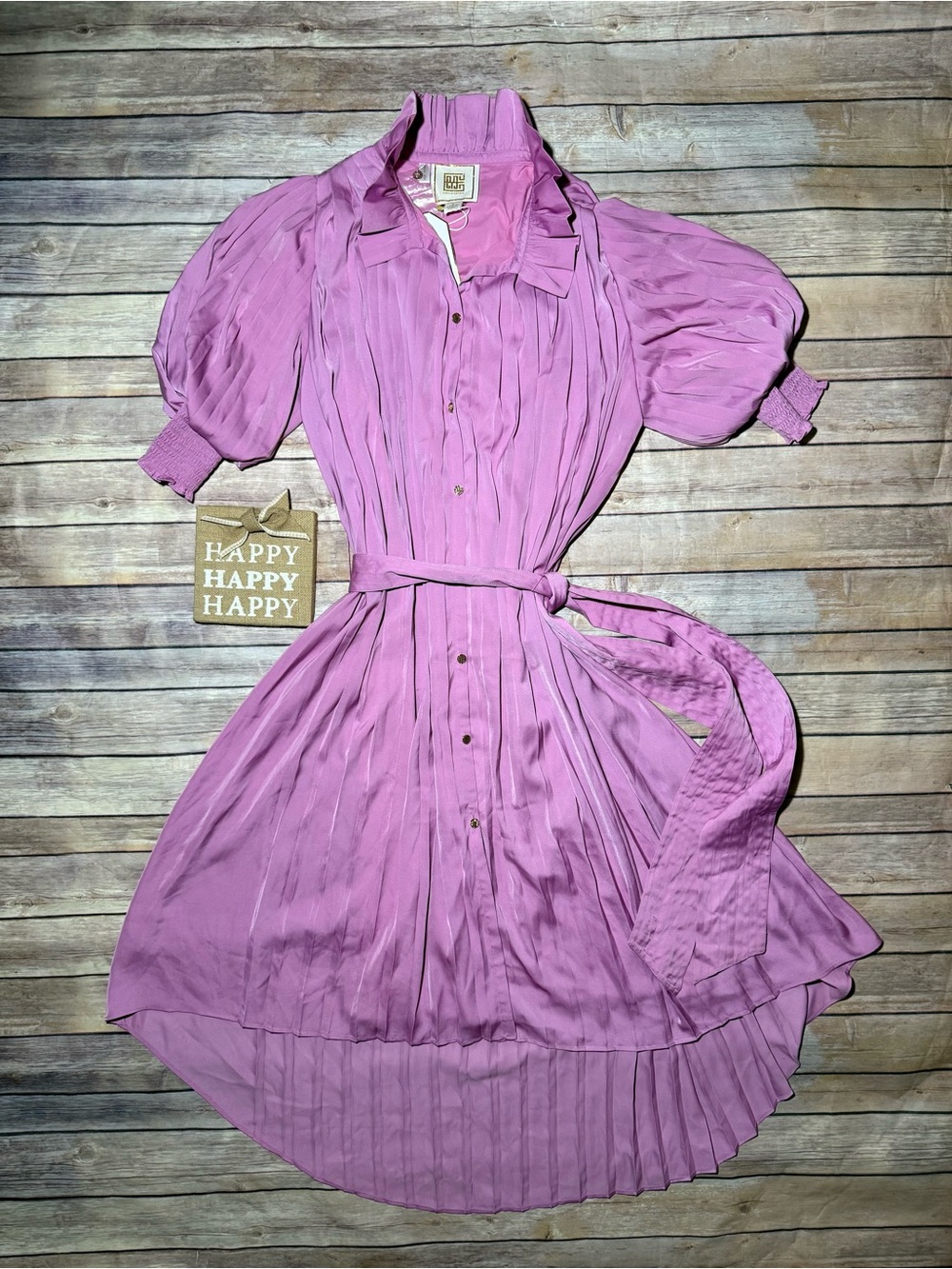 Emily Mccarthy Rowan Dress Opera Mauve size S NwT